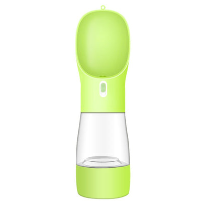 Portable Dog Water Bottle with Food Container Travel Dispenser