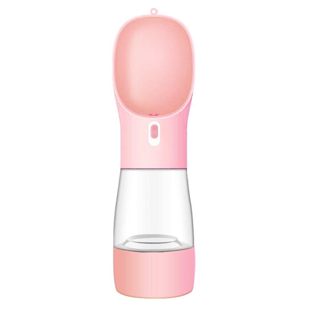 Portable Dog Water Bottle with Food Container Travel Dispenser