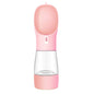 Portable Dog Water Bottle with Food Container Travel Dispenser
