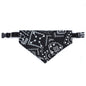 Adjustable Nylon Dog Collar with Bandana Triangle Scarf