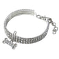 Crystal Dog Collar Adjustable with Decorative Charm