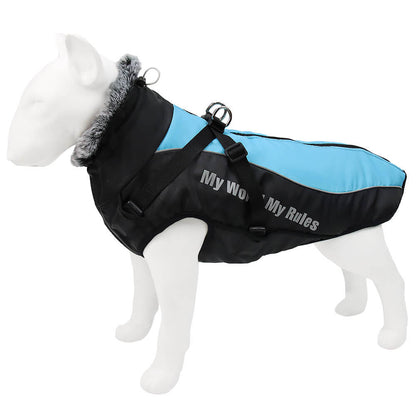 Waterproof Windproof Dog Jacket Winter Coat for Large Dogs