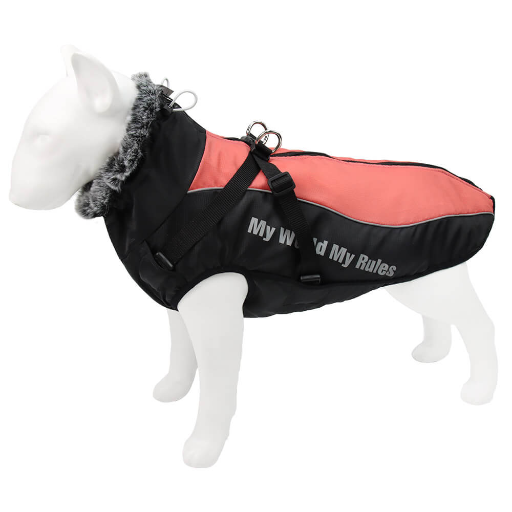 Waterproof Windproof Dog Jacket Winter Coat for Large Dogs