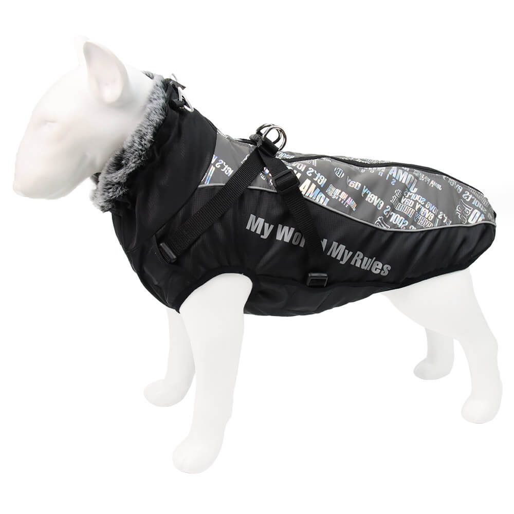 Waterproof Windproof Dog Jacket Winter Coat for Large Dogs