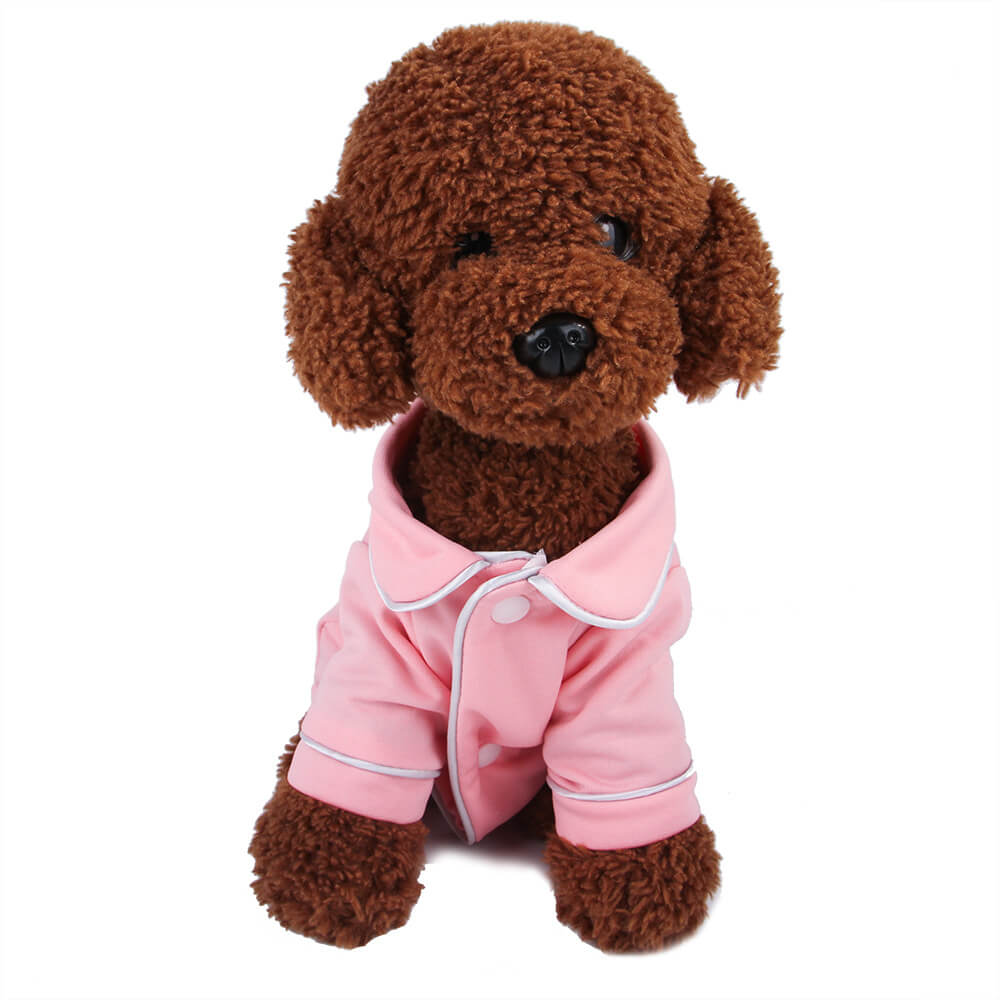Soft Cotton Dog Pajamas Comfortable Sleepwear for Dogs