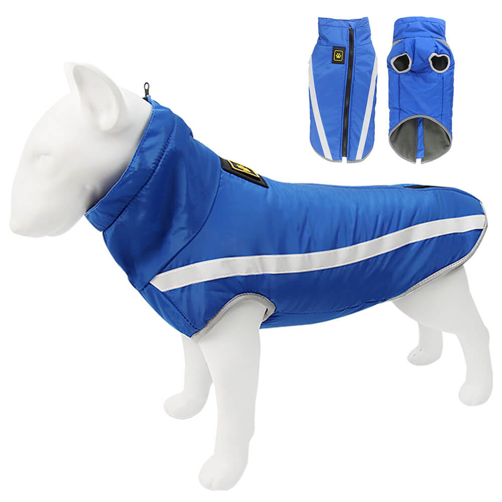 Waterproof Windproof Dog Winter Coat Reflective Safety Vest 5