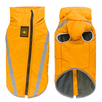 Waterproof Windproof Dog Winter Coat Reflective Safety Vest