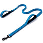 Reflective Double Handle Dog Leash Heavy Duty Nylon 5ft