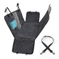 Waterproof Nylon Dog Car Seat Cover with Side Flaps and Storage Pocket