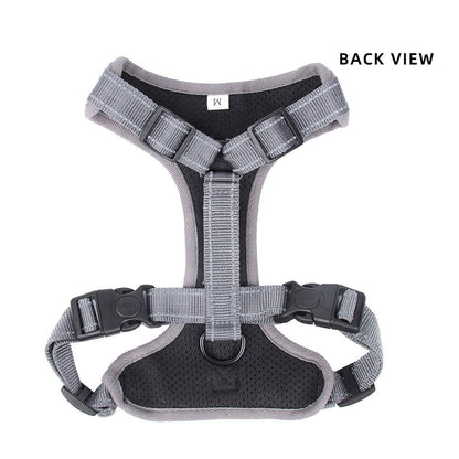 Mesh Ventilation Dog Harness Adjustable with Reflective Trim 3