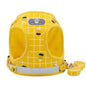 Plaid Adjustable Dog Harness Soft Mesh Vest with Leash