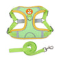 Suede Dog Harness Adjustable Soft Padding for Small Medium Dogs