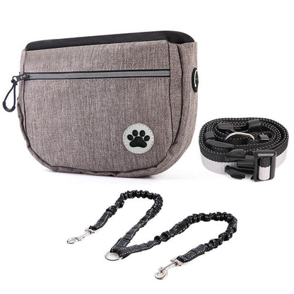 Waterproof Dog Training Treat Bag with Adjustable Waist Strap