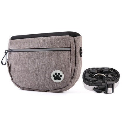 Waterproof Dog Training Treat Bag with Adjustable Waist Strap