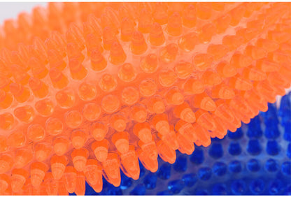 Spiky Ring Dog Chew Toy Squeaky TPR Durable 10cm 12cm 6