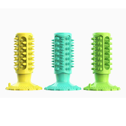 Indestructible Squeaky Dog Chew Toy Toothbrush TPR Material 7