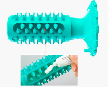 Indestructible Squeaky Dog Chew Toy Toothbrush TPR Material 5