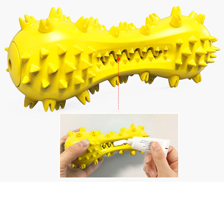 Indestructible Squeaky Dog Chew Toy Toothbrush TPR Material 4