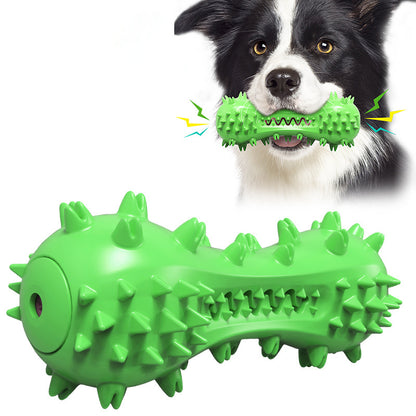 Indestructible Squeaky Dog Chew Toy Toothbrush TPR Material 2