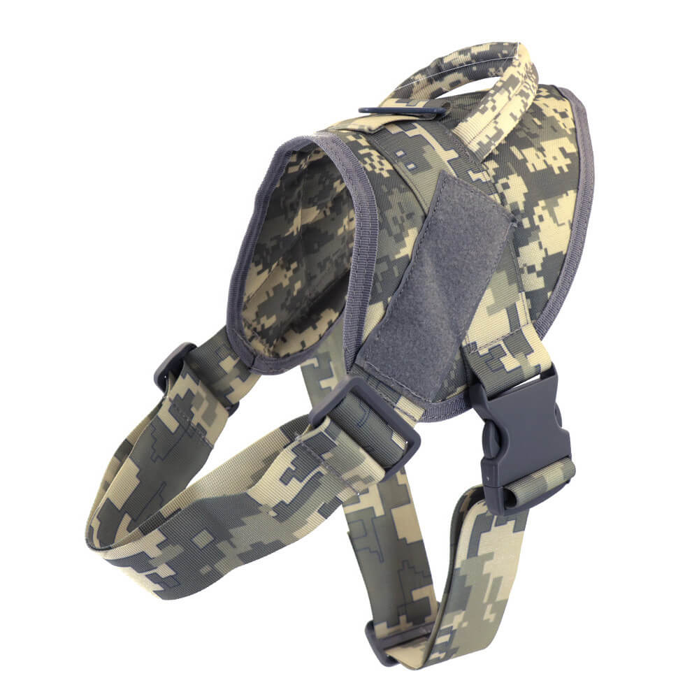 Tactical Dog Harness Adjustable Training Vest Nylon