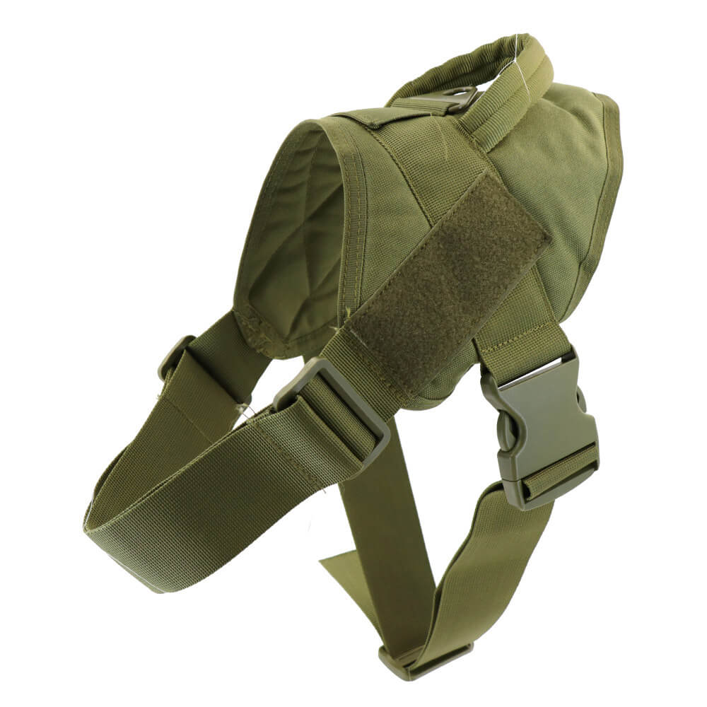 Tactical Dog Harness Adjustable Training Vest Nylon