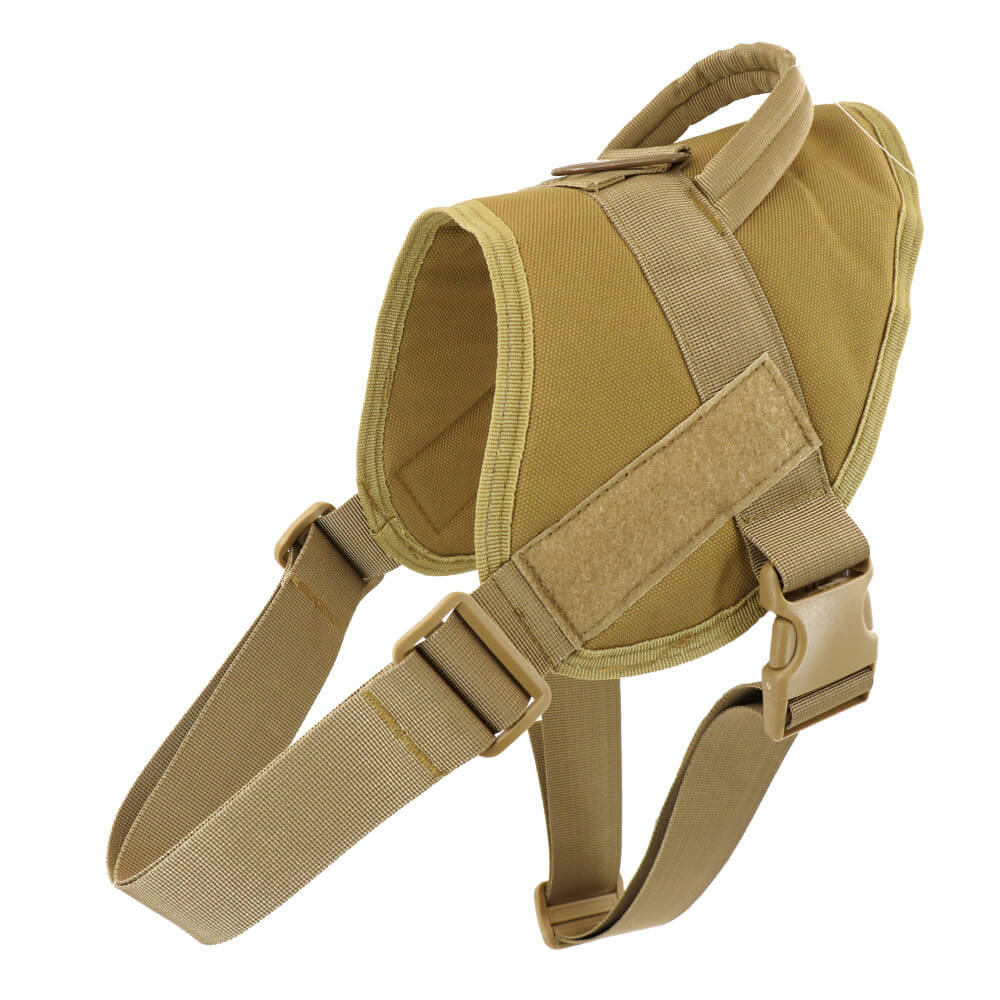 Tactical Dog Harness Adjustable Training Vest Nylon