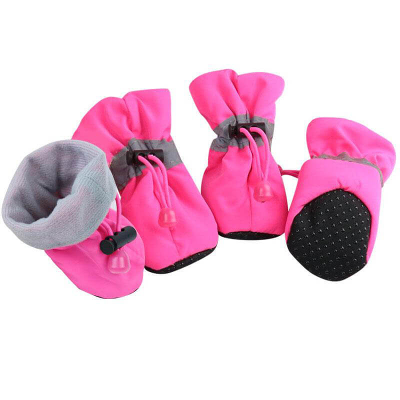 Waterproof Dog Shoes Anti Slip Adjustable Booties for Dogs