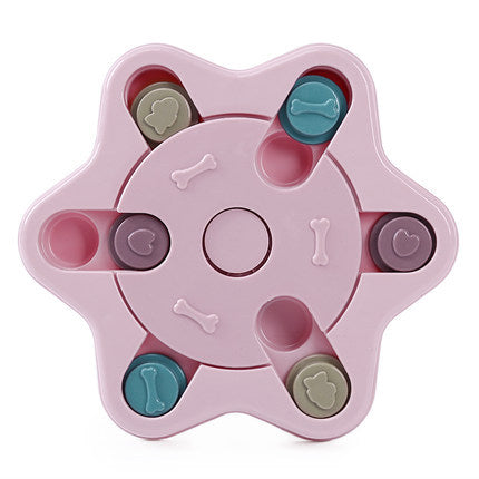Interactive Dog Puzzle Toy Smart Treat Dispenser 24x24x3cm