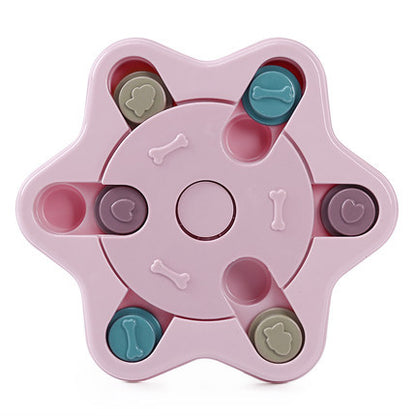 Interactive Dog Puzzle Toy Smart Treat Dispenser 24x24x3cm