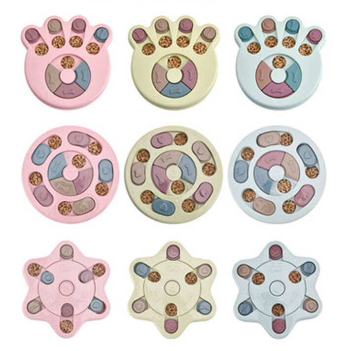 Interactive Dog Puzzle Toy Smart Treat Dispenser 24x24x3cm