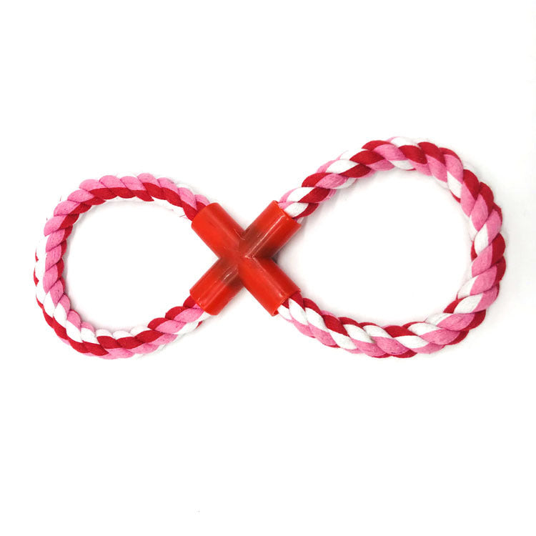 Cotton Dog Rope Toy Set Durable Chew Tug Interactive 10 Pack 10