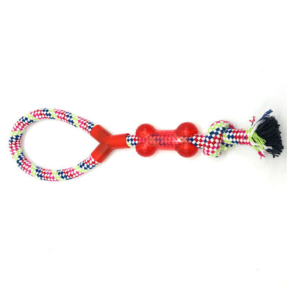 Cotton Dog Rope Toy Set Durable Chew Tug Interactive 10 Pack 6