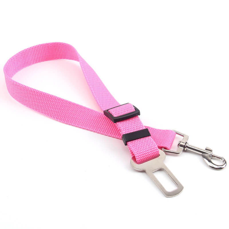 Adjustable Nylon Dog Leash Car Safety Belt 70cm