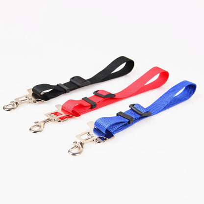 Adjustable Nylon Dog Leash Car Safety Belt 70cm