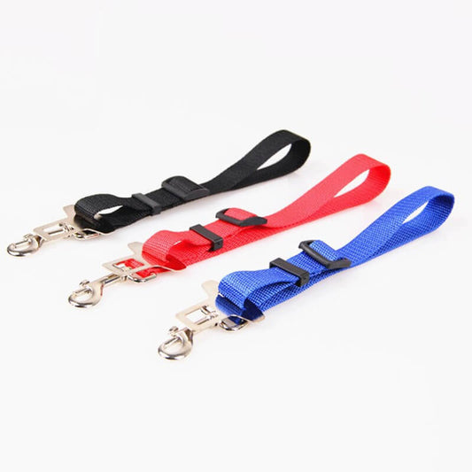Adjustable Nylon Dog Leash Car Safety Belt 70cm