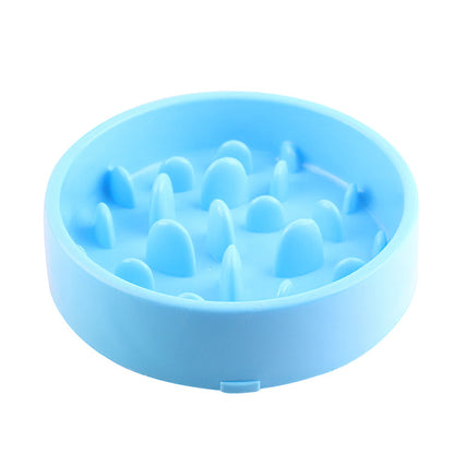 Plastic Dog Slow Feeder Bowl 20cm Diameter Interactive Toy