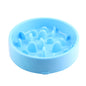 Plastic Dog Slow Feeder Bowl 20cm Diameter Interactive Toy
