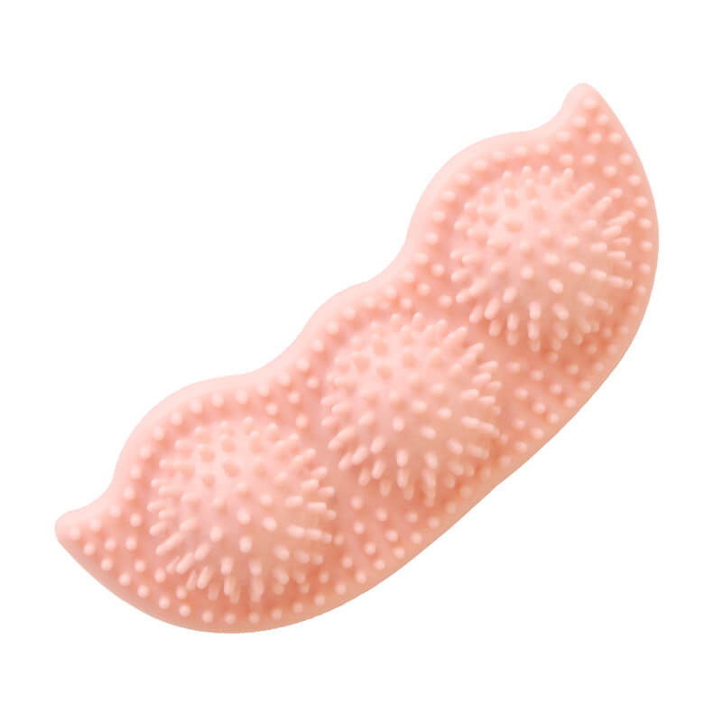 Rubber Dog Chew Toy Teeth Cleaning Toothbrush Shape