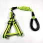 Nylon Dog Harness and Traction Rope Reflective Foam Handle