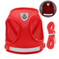 Reflective Dog Harness Traction Rope Adjustable Vest