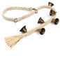 Woven Dog Rope Toy Training Doorbell with Bells 4