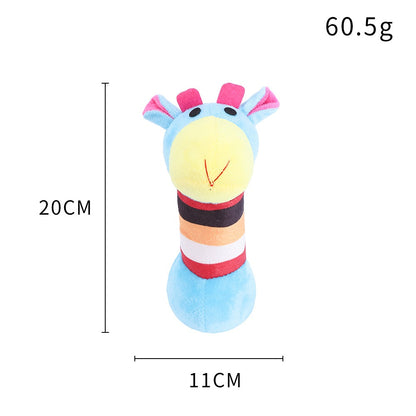 Squeaky Plush Dog Toy Soft Durable Interactive 15
