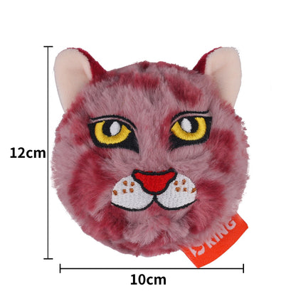 Monster Plush Dog Ball Toy Soft Interactive Squeaky 8