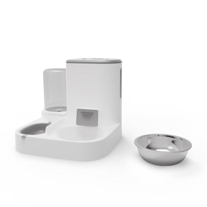 Automatic Dog Feeder and Water Dispenser Plastic 1L 2.2L Capacity 2