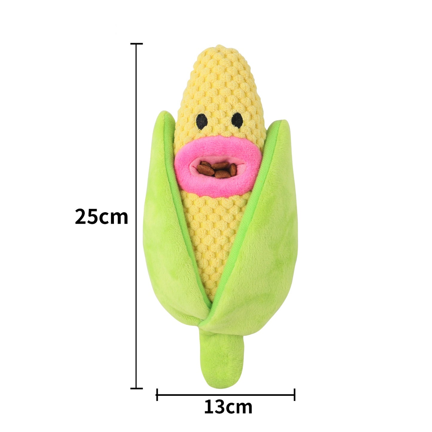 Squeaky Plush Dog Toy Vegetable Shape Food Leakage Interactive 2
