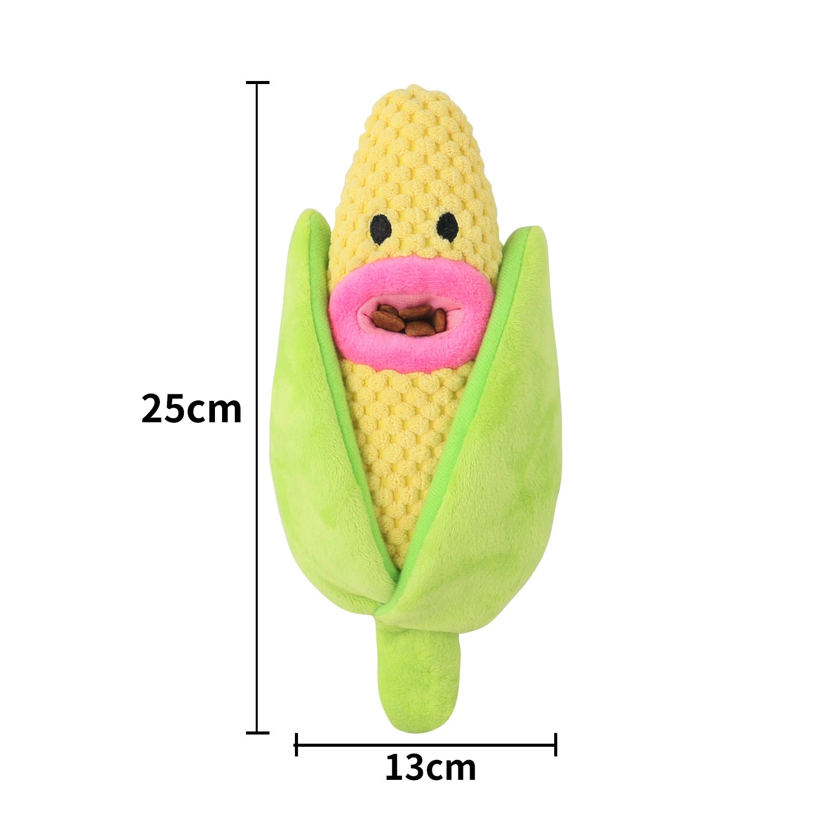 Squeaky Plush Dog Toy Vegetable Shape Food Leakage Interactive 2