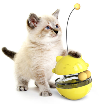 Interactive Cat Toys Tumbler Cat Shape Relieving Fun Toy 2