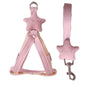 Nylon Dog Harness and Leash Set Starfish Design Adjustable 2