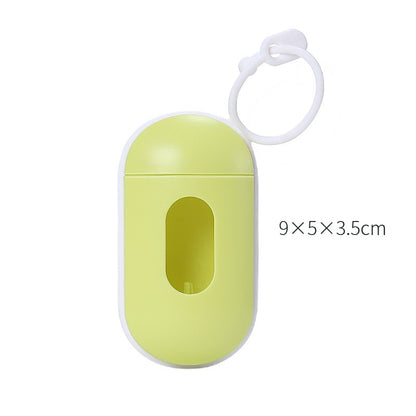 Plastic Dog Poop Bag Dispenser Holder Compact 9x5x3.5cm 3