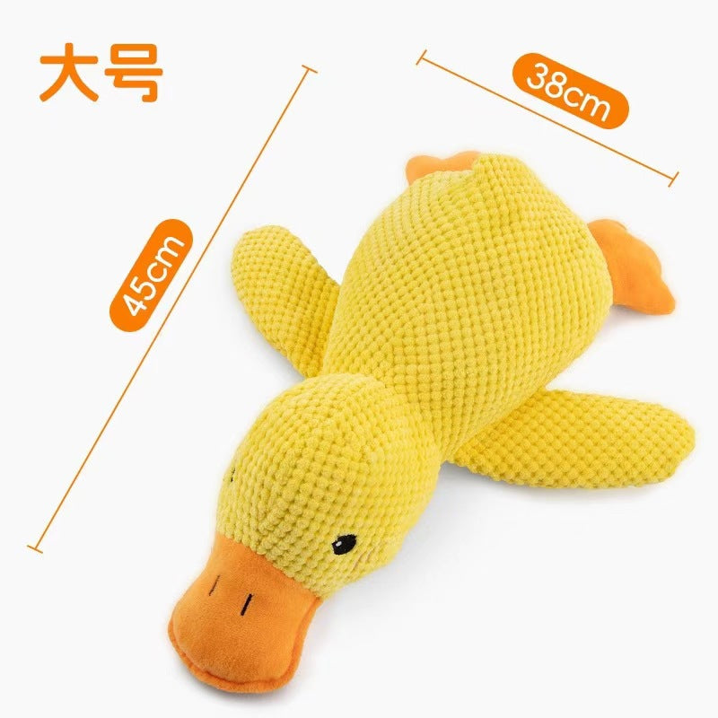Plush Dog Toy Squeaky Duck Durable Chew Toy 6